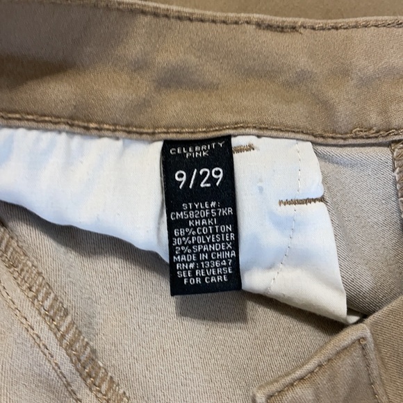 Celebrity Pink Kkaki Skinny Jeans - Picture 4 of 6